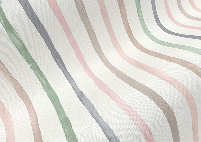 Vintage Stripe, Pastels - Made to Measure Curtains - Image 4